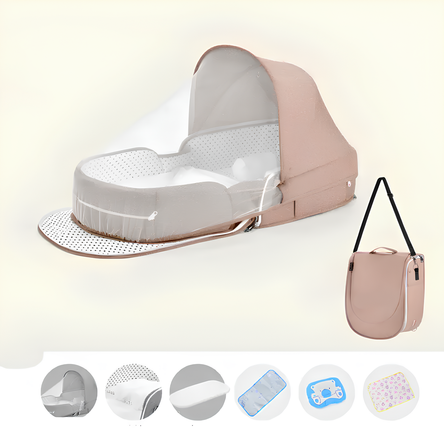 Baby Farida™ Safe Cover – Baby Crib Net