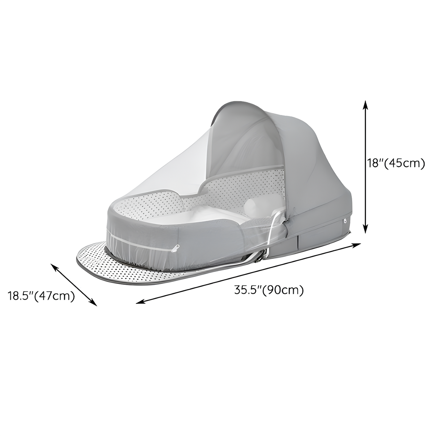 Baby Farida™ Safe Cover – Baby Crib Net