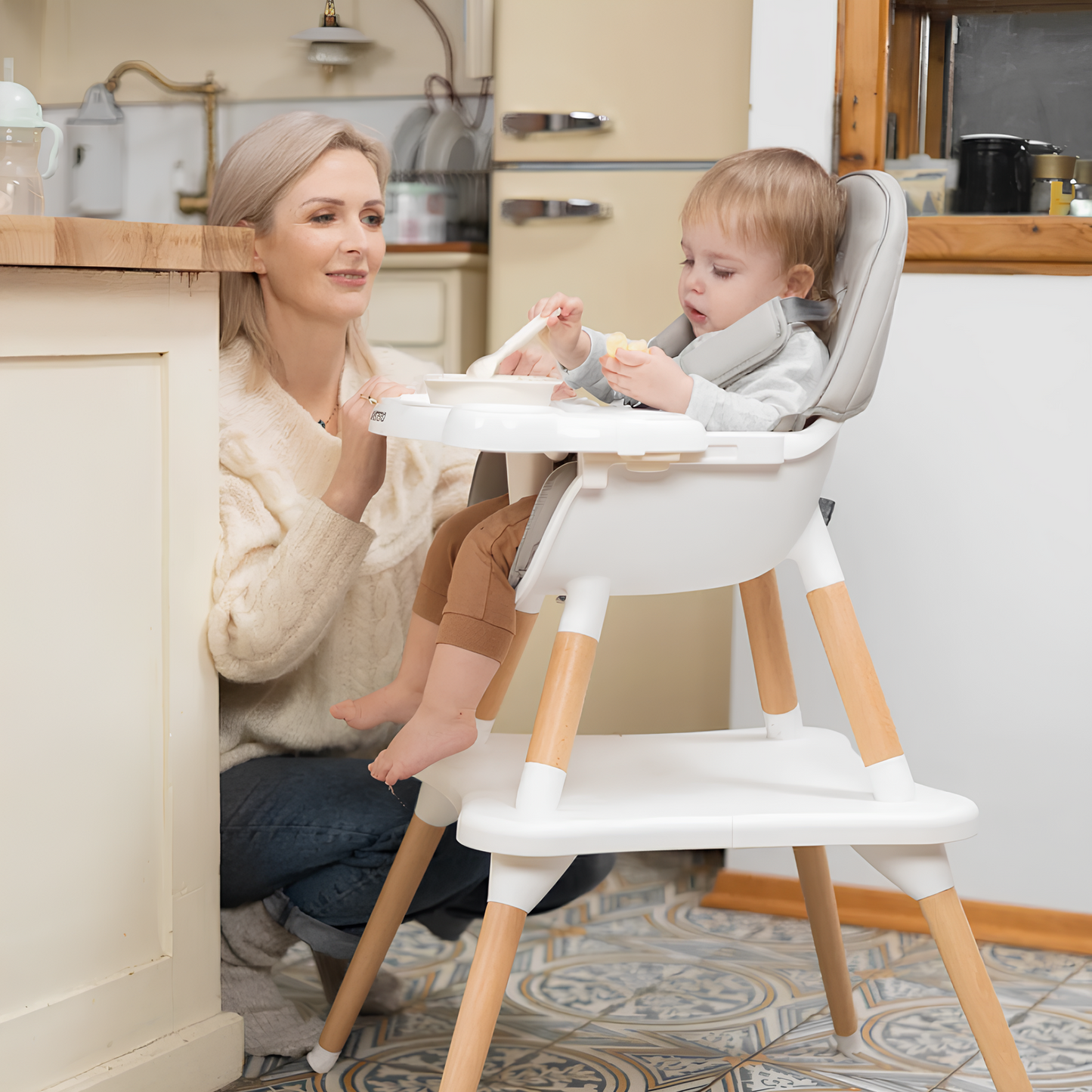 Baby Farida™ Play Set – Baby Beech Table & Chair