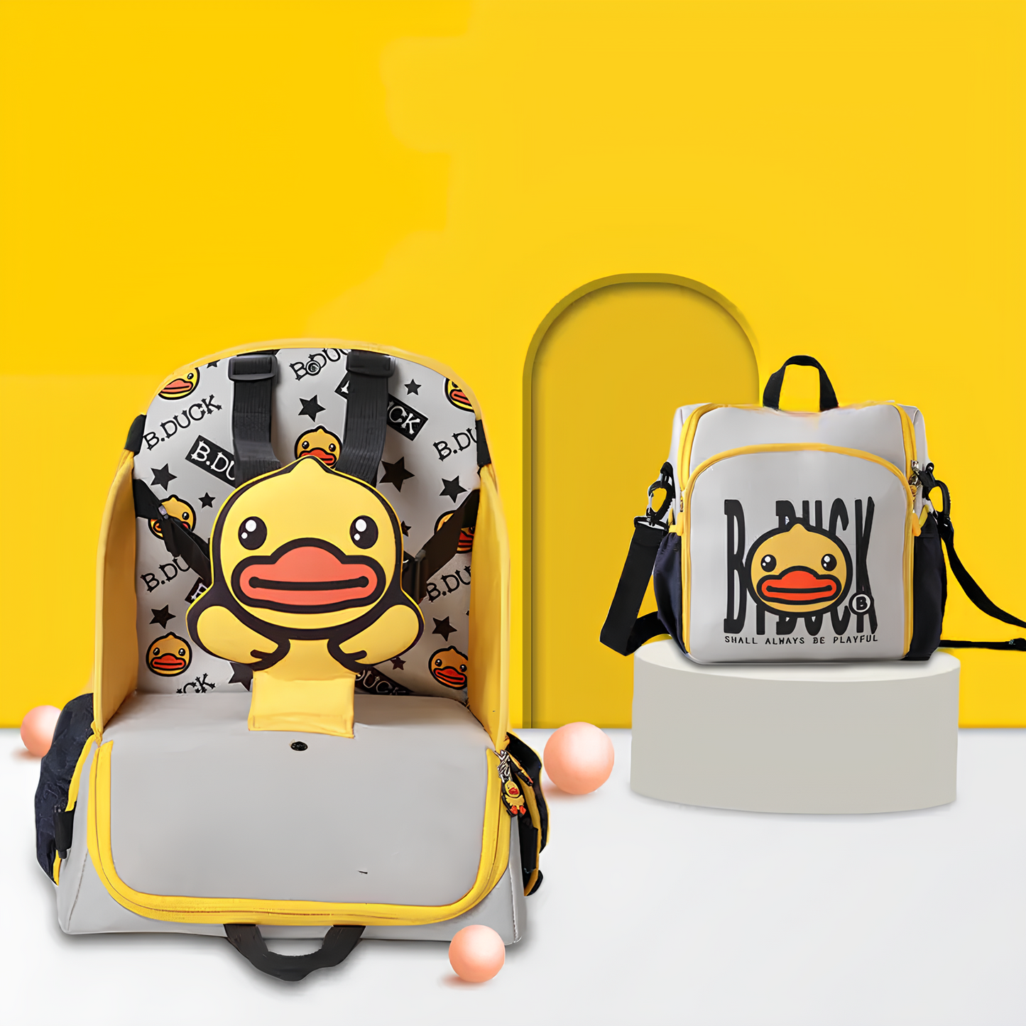 Baby Farida™ Tiny Duck – Baby Chair & Backpack